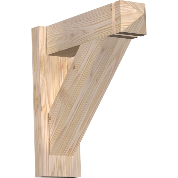 Ekena Millwork Traditional Smooth Arts and Crafts Outlooker, Douglas Fir, 5 1/2"W x 18"D x 18"H OUT06X18X18TRA03SDF - main